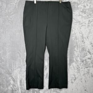LOFT Pants Womens 16 Green High Waist Curvy Stretch Slim Fit Career Office NEW